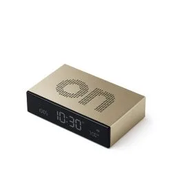 Lexon Flip Premium Vækkeur LR152 Guld