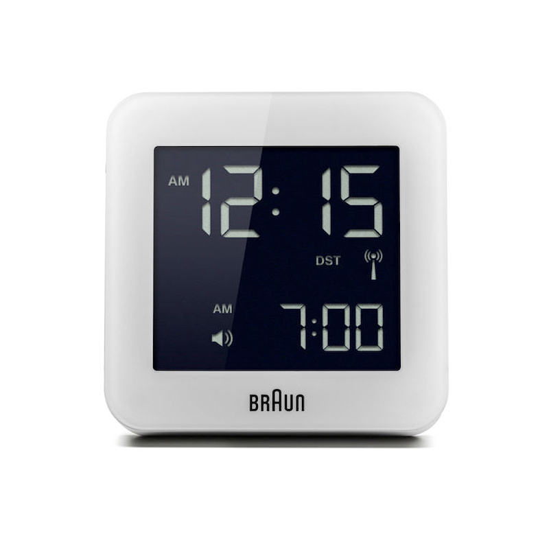 Braun Rejsevækkeur - BNC009WH-RC Hvid 3 Braun Rejsevækkeur - BNC009WH-RC Hvid