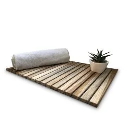 Bademåtte Teaktræ 40x60 Cm