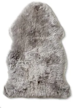 Lammeskind New Zealand Lysgrå 90 X 60 Cm