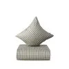 Nordisk Tekstil Folke Sengesæt Oliven 140 X 220 Cm -Badeværelse butik 5703288105386