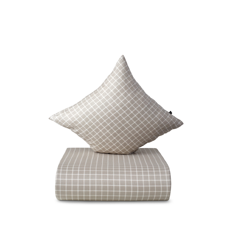 Nordisk Tekstil Folke Sengesæt Sand 140 X 220 Cm 3 Nordisk Tekstil Folke Sengesæt Sand 140 X 220 Cm