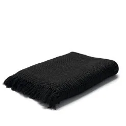 Juna Land Sengetæppe Sort 260 Cm