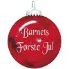 Rolsted Copenhagen Julekugle: Barnets Første Jul