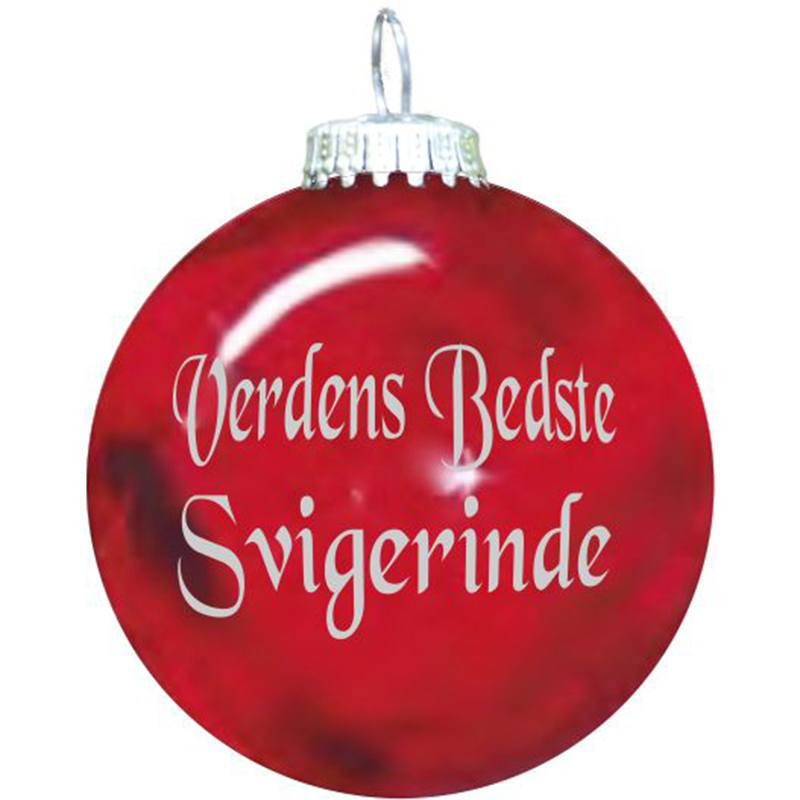 Rolsted Copenhagen Julekugle: Verdens Bedste Svigerinde 3 Rolsted Copenhagen Julekugle: Verdens Bedste Svigerinde