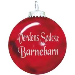 Rolsted Copenhagen Julekugle: Verdens Bedste Barnebarn