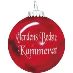 Rolsted Copenhagen Julekugle: Verdens Bedste Kammerat