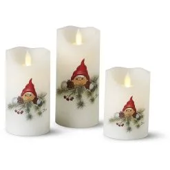 Etly Klarborg Klarborg Og Sirius Hyggespreder Nissen LED Lys 3 Stk