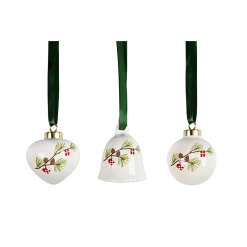 Det Gamle Apotek Ornamenter 3 Stk.