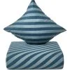 Södahl Organic Diagonal Sengesæt Atlantic 140x220 Cm -Badeværelse butik 5722000152583