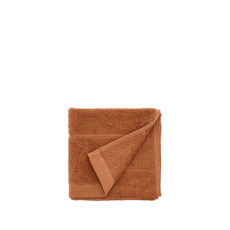 Södahl Line Håndklæde Toffee Brown 40x60 Cm 3 Södahl Line Håndklæde Toffee Brown 40x60 Cm