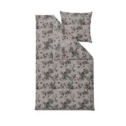 Södahl Organic Sengsæt History Bloom Grå 140x220 Cm