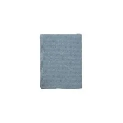 Södahl Deco Knit Plaid 130x170 Cm Linen Blue