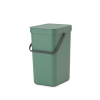 Brabantia Sort & Go Affaldsspand Med Låg Green 12 Liter -Badeværelse butik 8710755129803